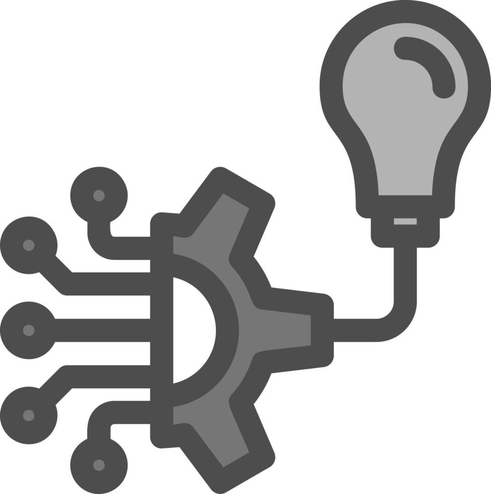 Machine Learning Vector Icon Design