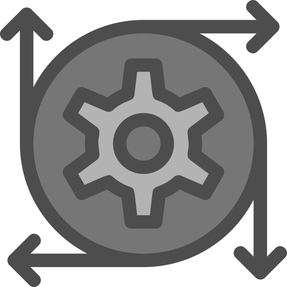 Data Transformation Vector Icon Design