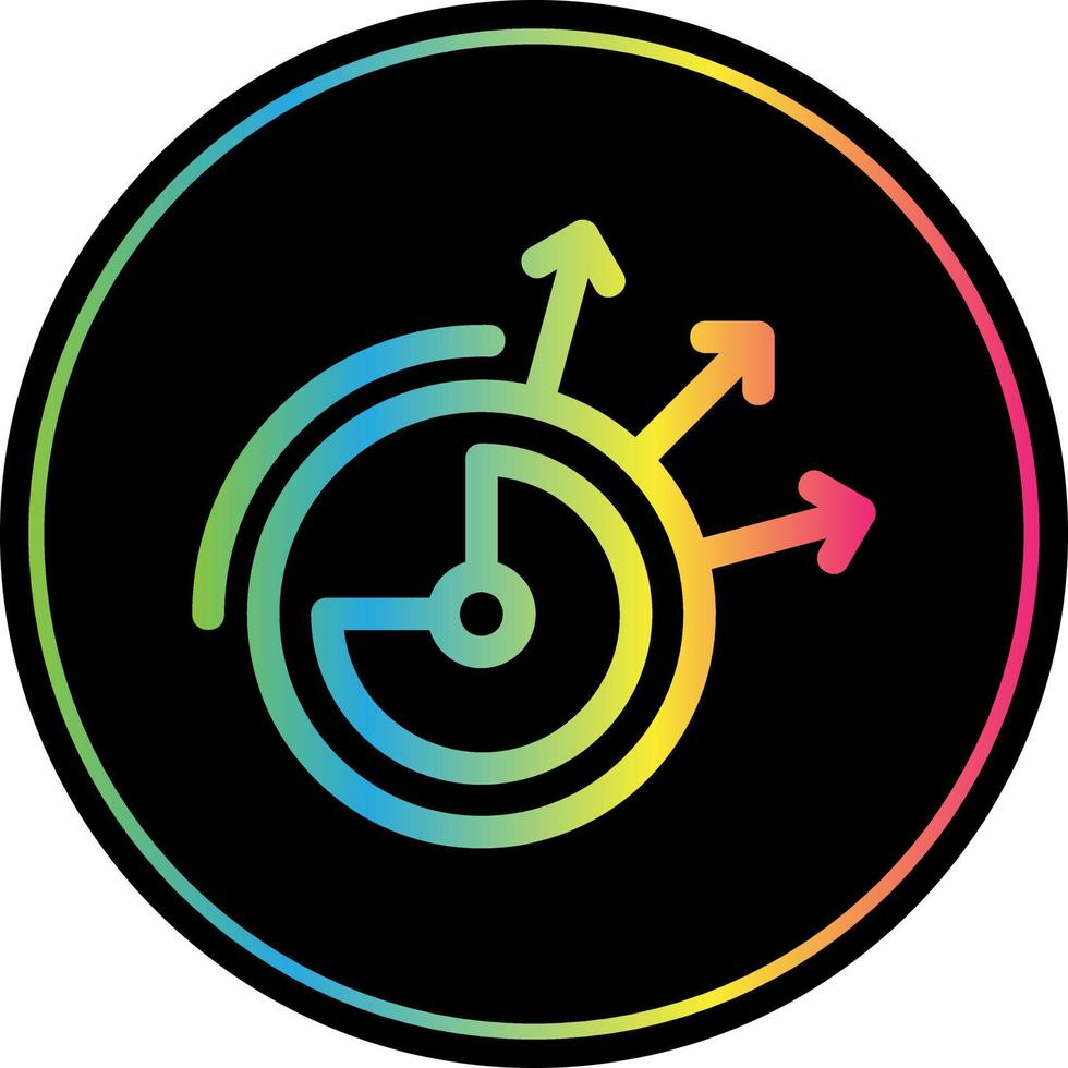 Detection of Regularities Vector Icon Design