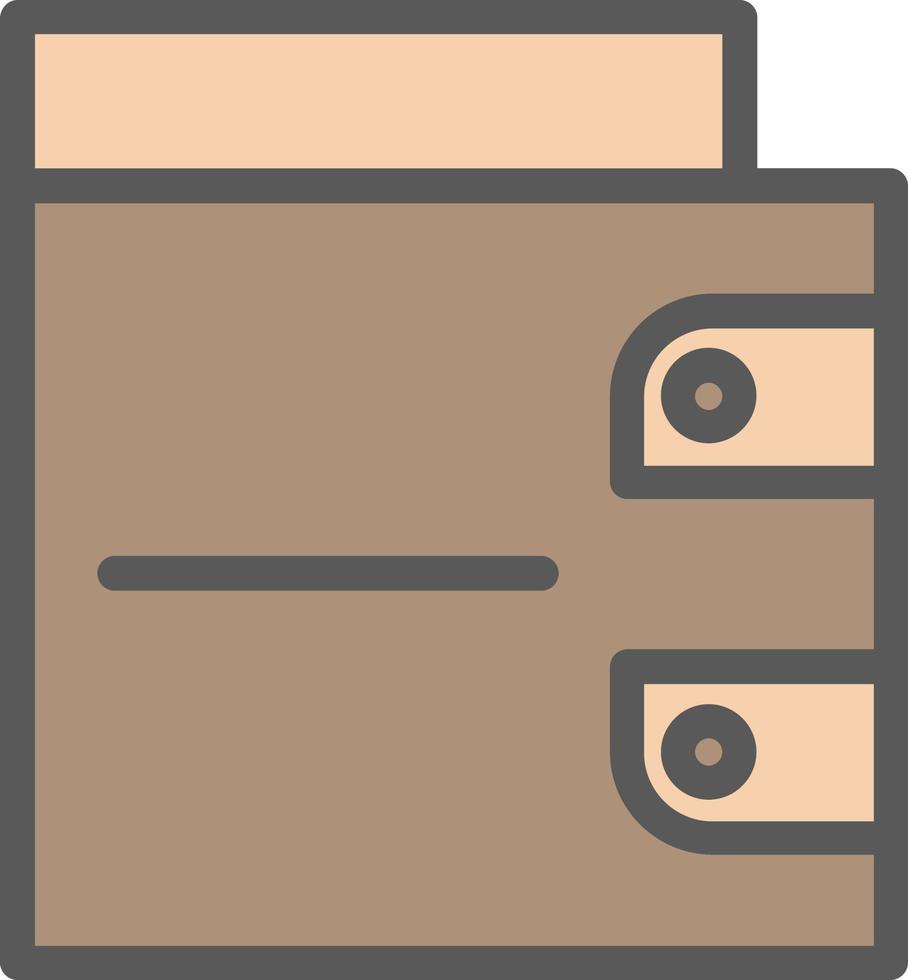 Wallet Vector Icon Design