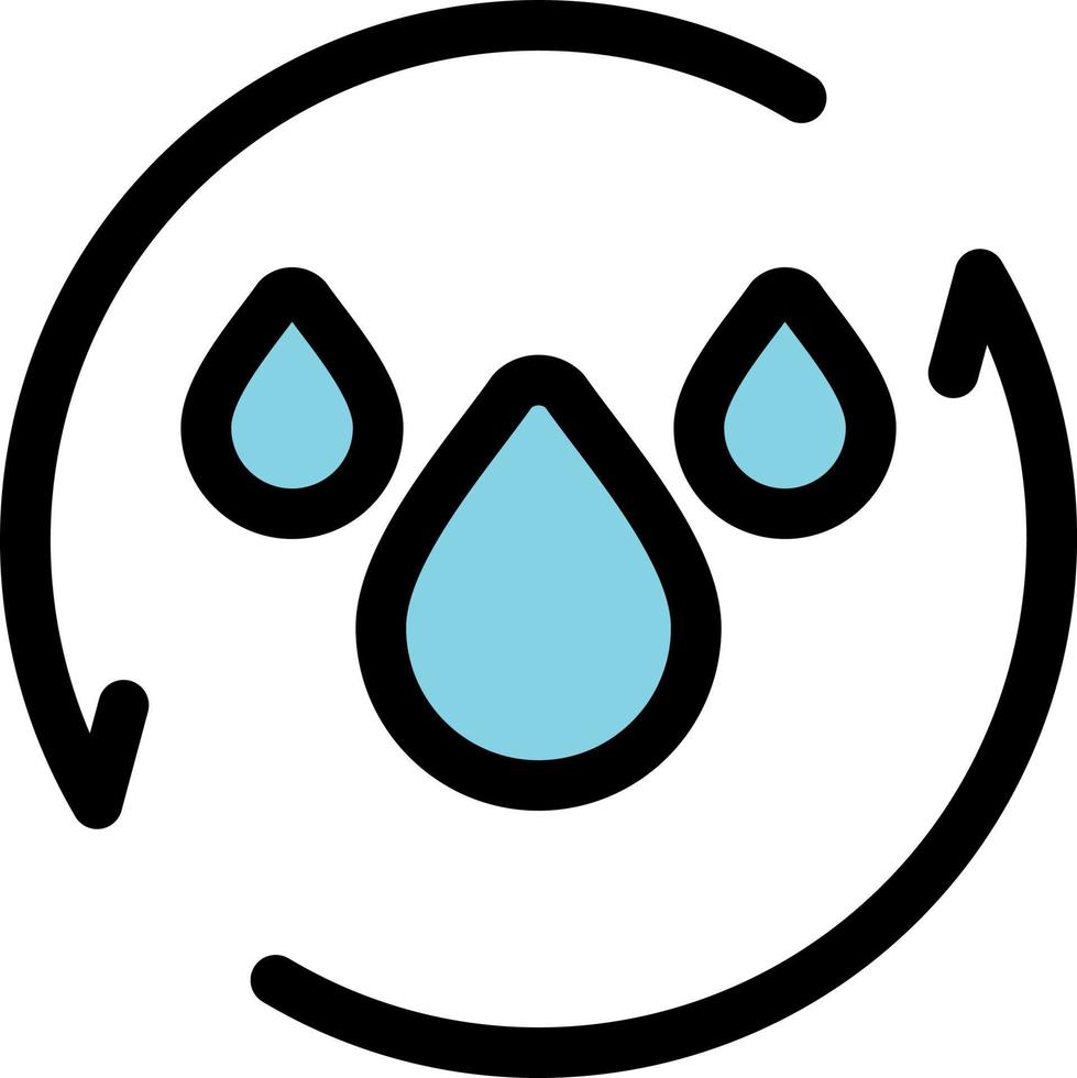 Save Water Vector Icon Design
