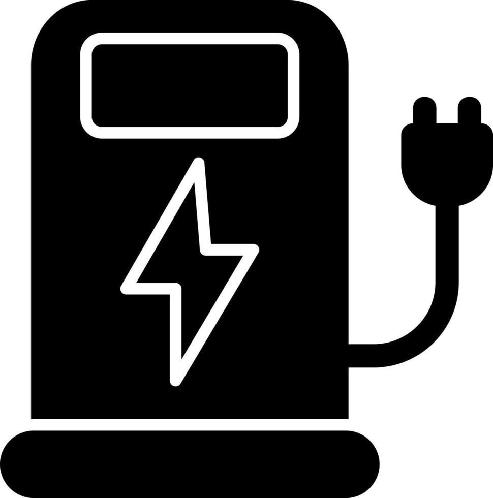 Charging Station Vector Icon Design