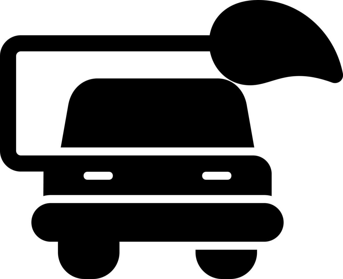 Eco Car Vector Icon Design