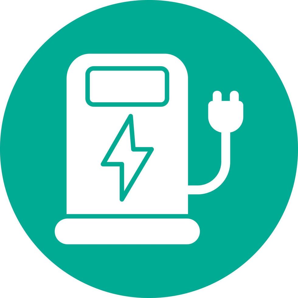 Charging Station Vector Icon Design