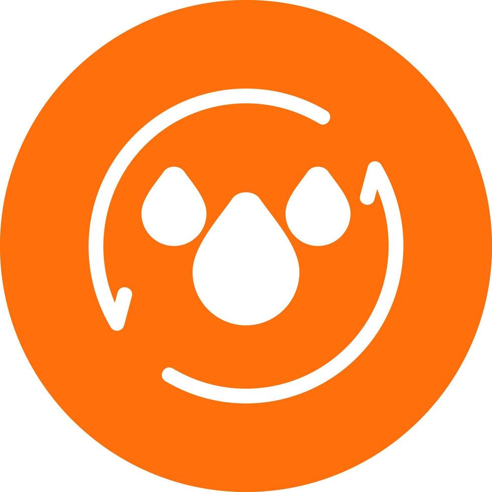Save Water Vector Icon Design