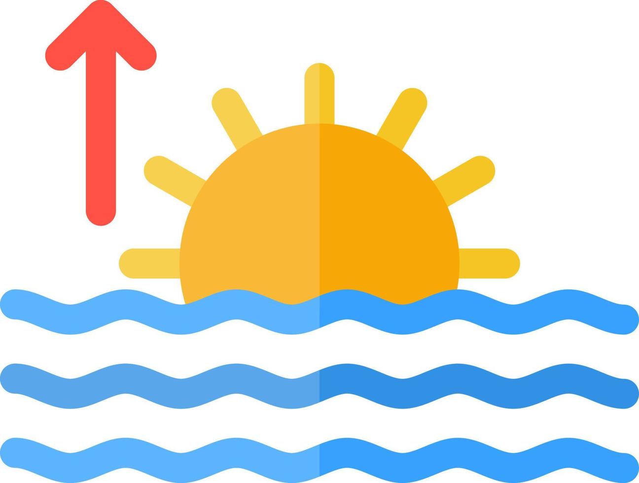 diseño de icono de vector de amanecer