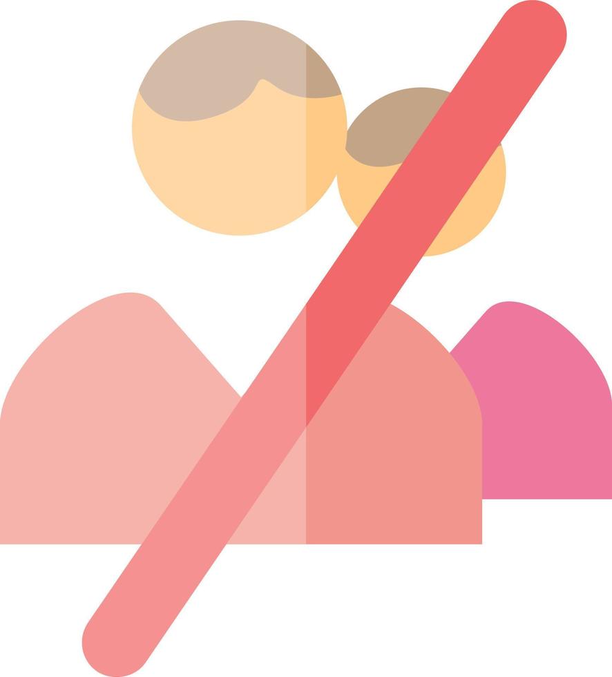 User Alt Slash Vector Icon Design