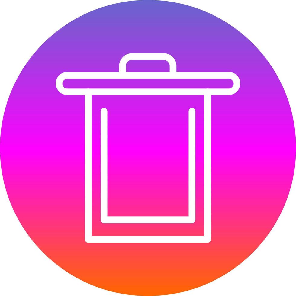 Trash Alt Vector Icon Design