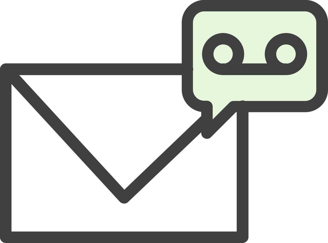 Voicemail Vector Icon Design