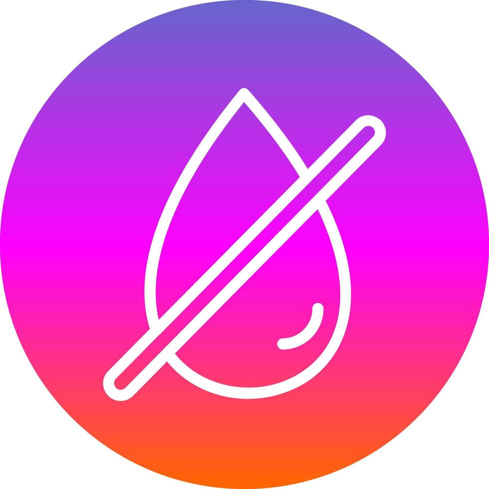 Tint Slash Vector Icon Design