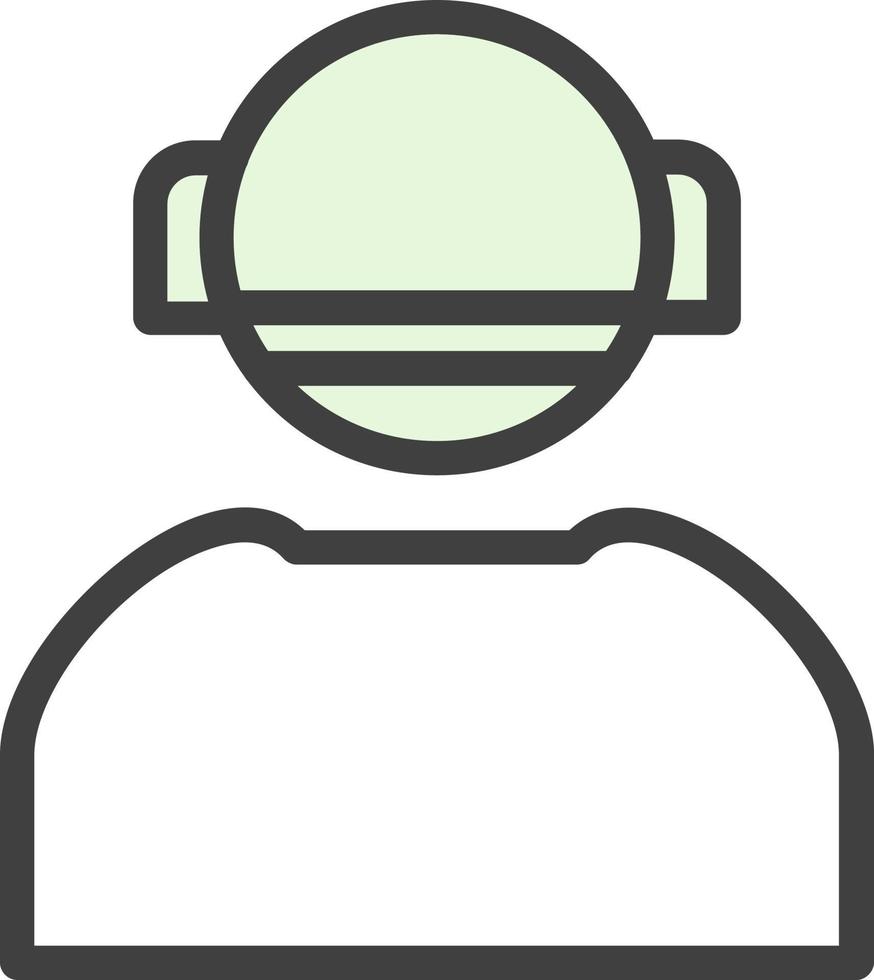 User Astronaut Vector Icon Design