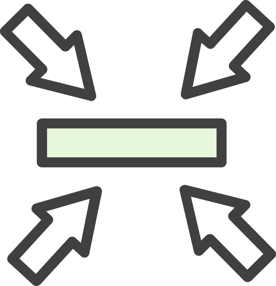 Window Minimize Vector Icon Design