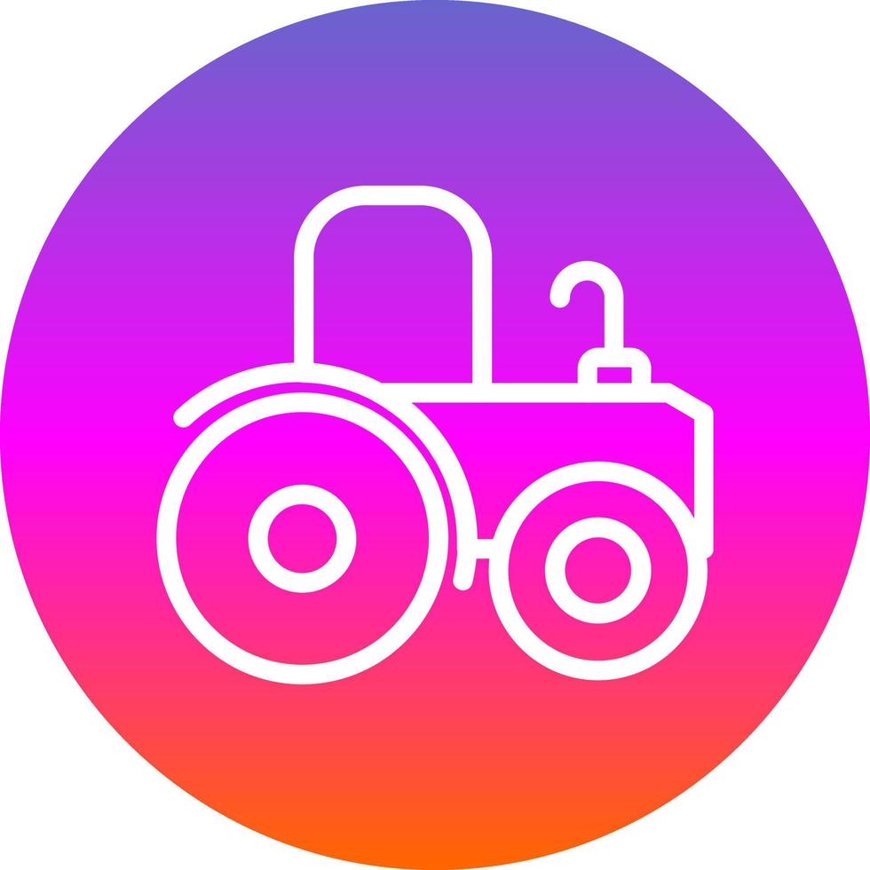 Tractor Vector Icon Design