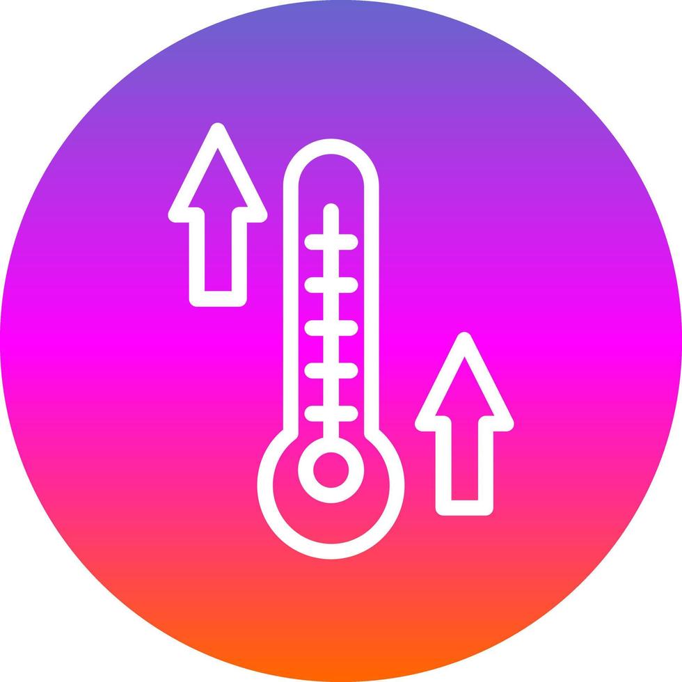 Temperature High Vector Icon Design