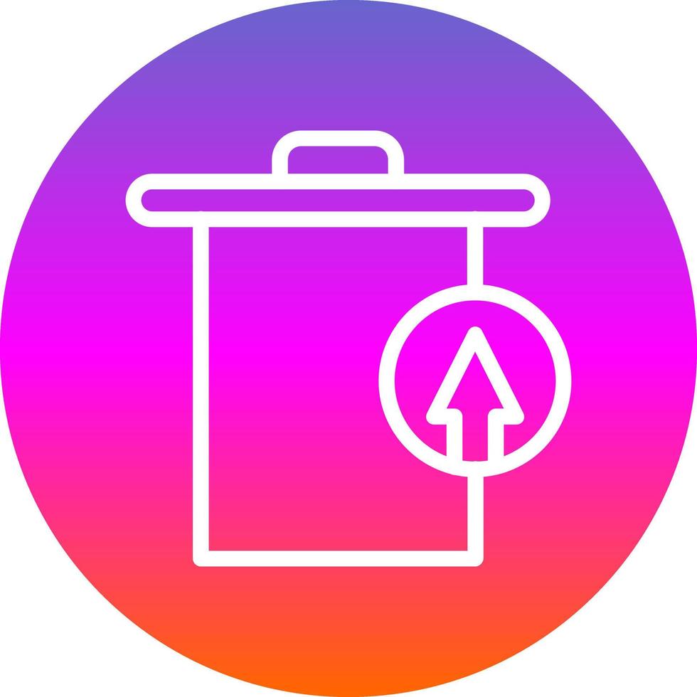 Trash Restore Alt Vector Icon Design