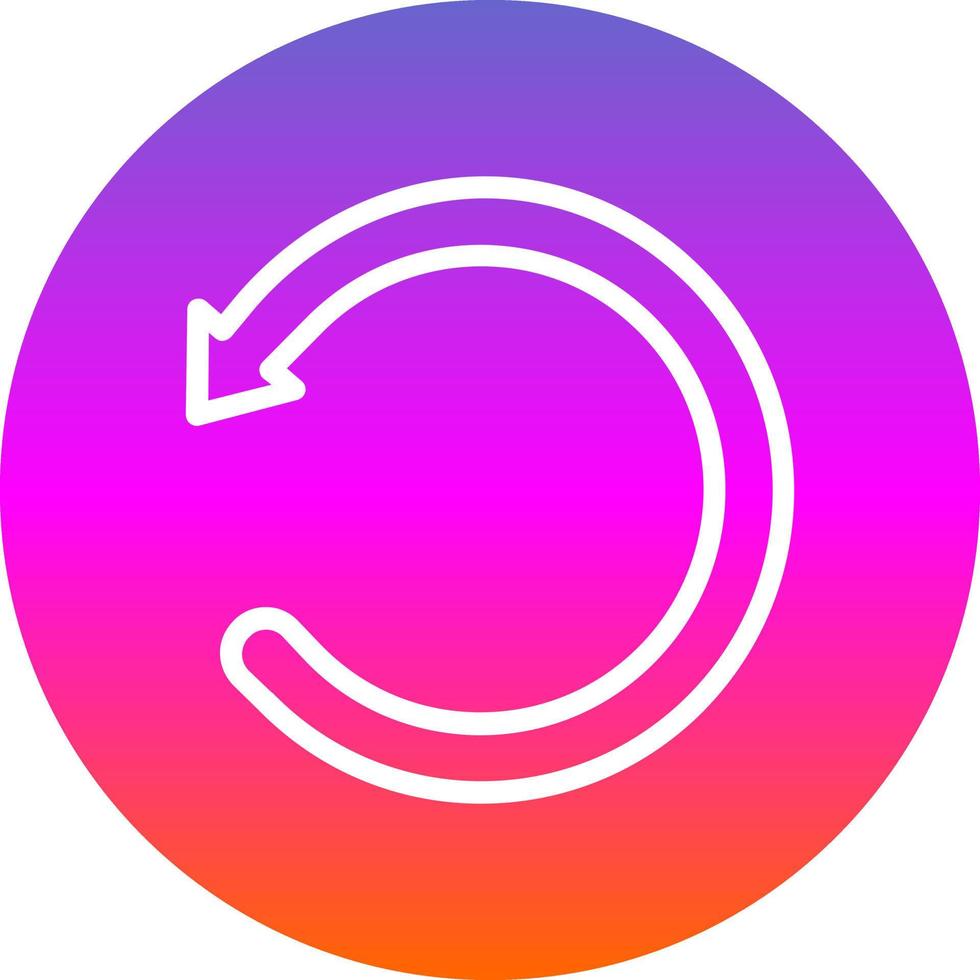 Undo Alt Vector Icon Design