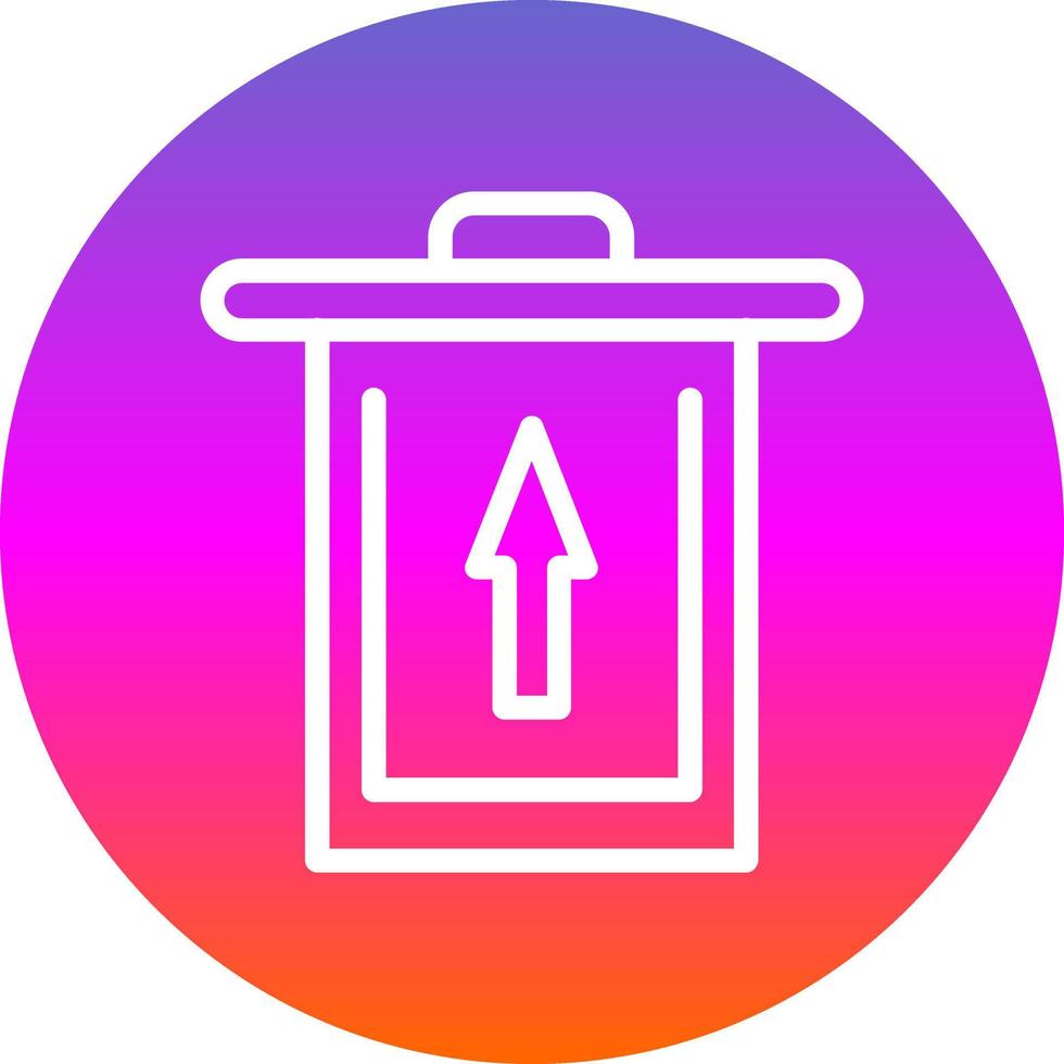 Trash Restore Vector Icon Design