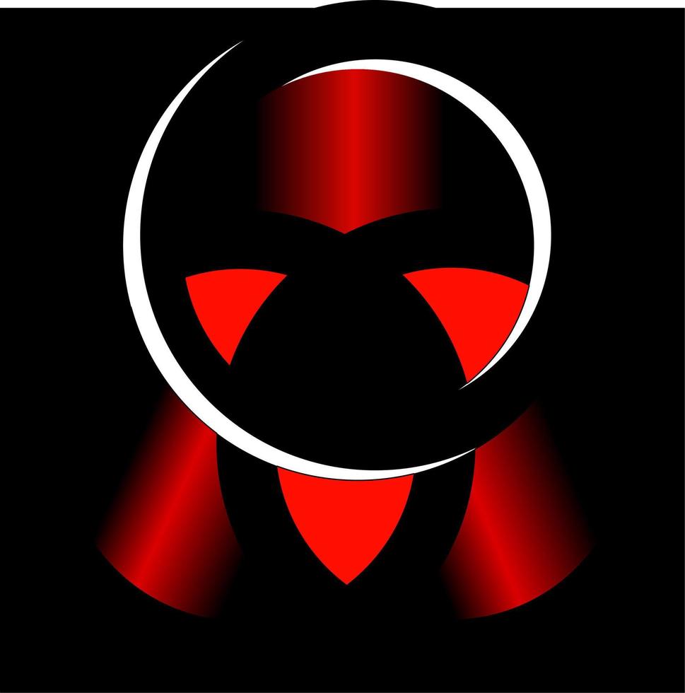 Warning sign background vector