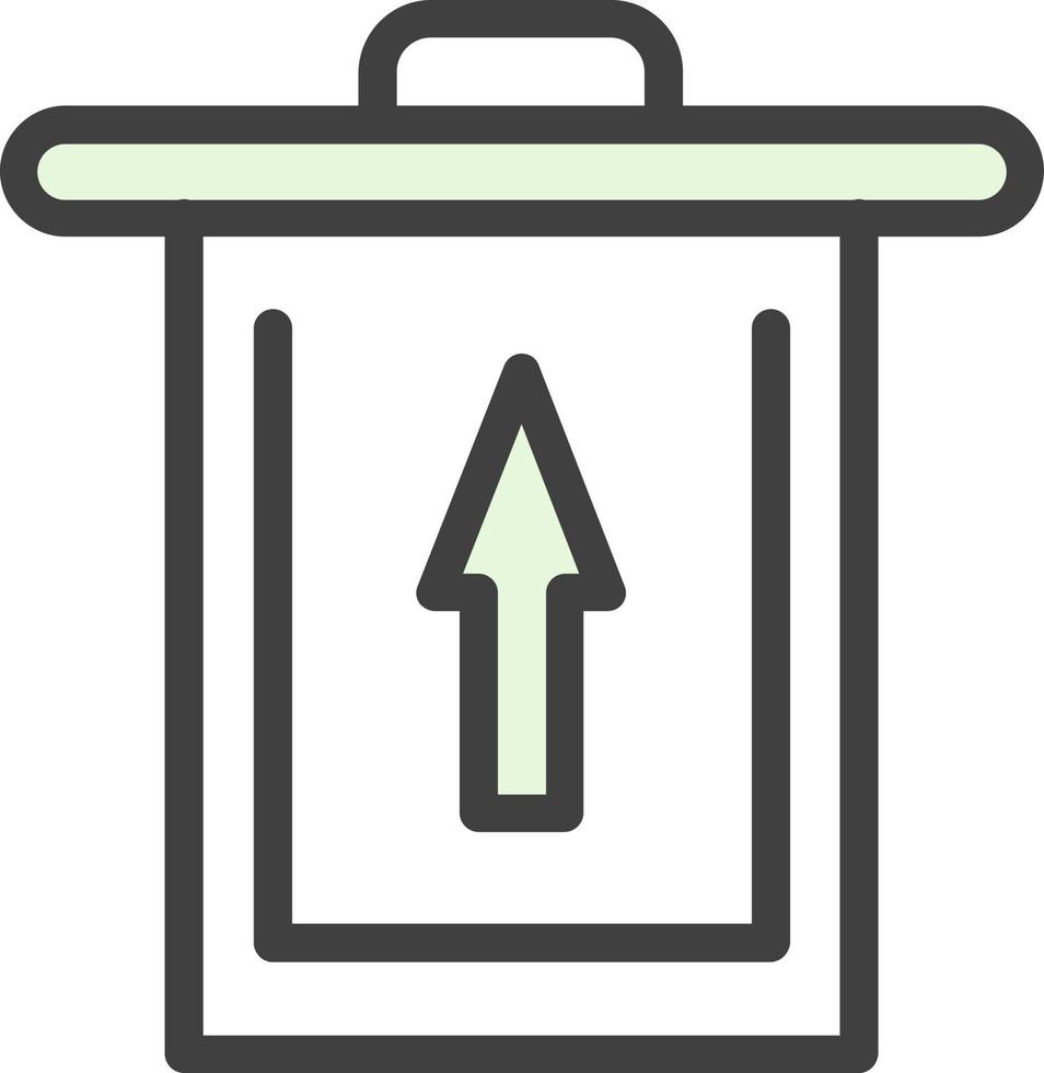 Trash Restore Vector Icon Design