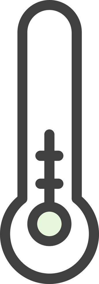 Thermometer Half Vector Icon Design