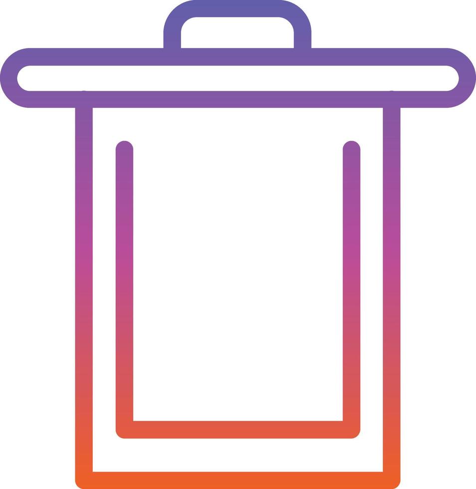 Trash Alt Vector Icon Design