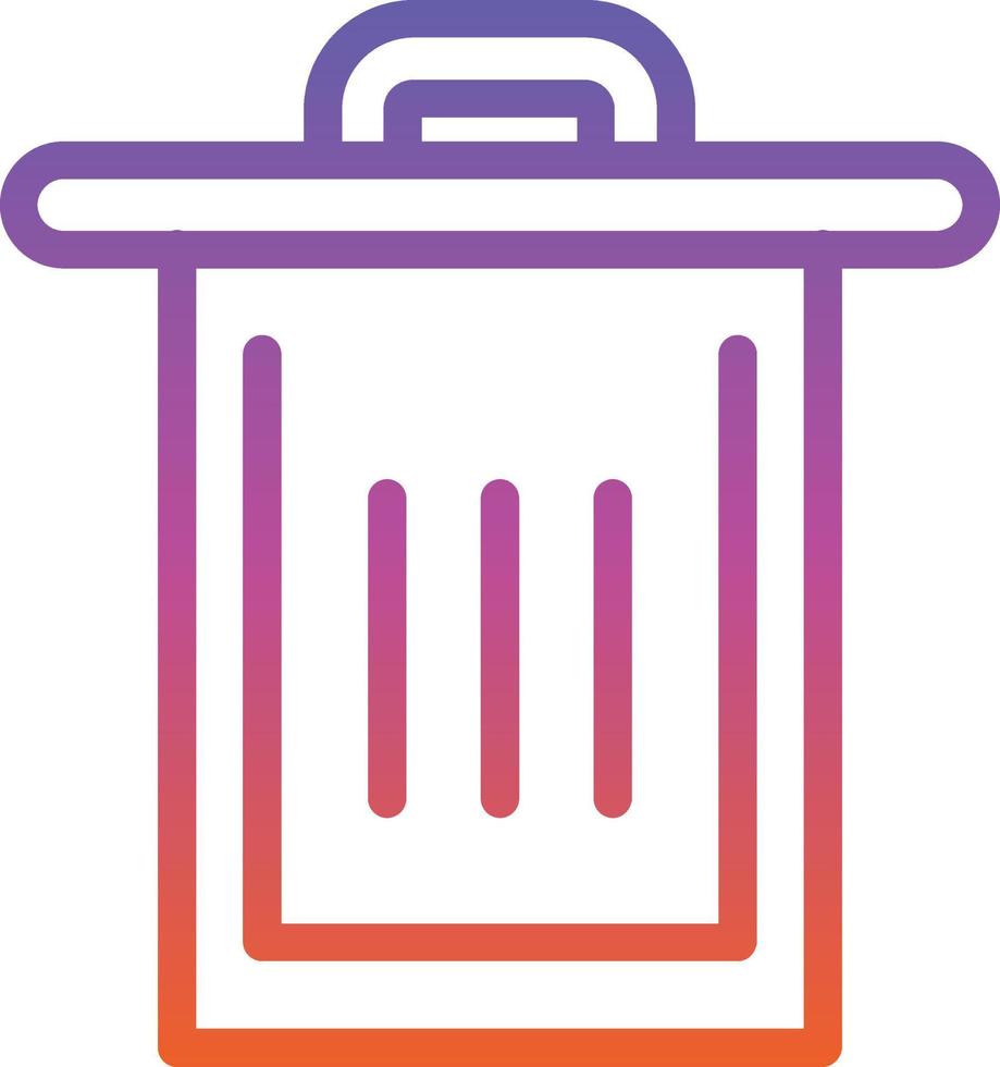 Trash Vector Icon Design