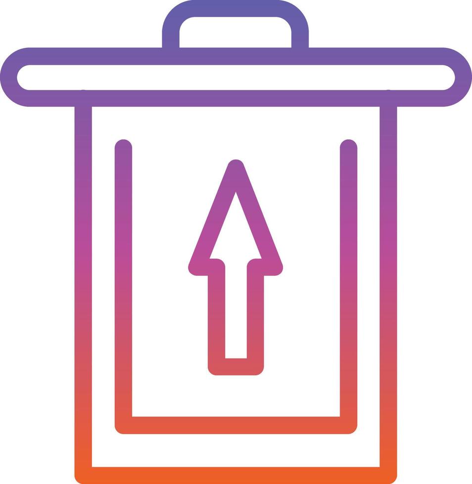 Trash Restore Vector Icon Design