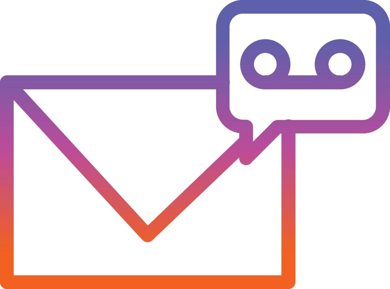 Voicemail Vector Icon Design