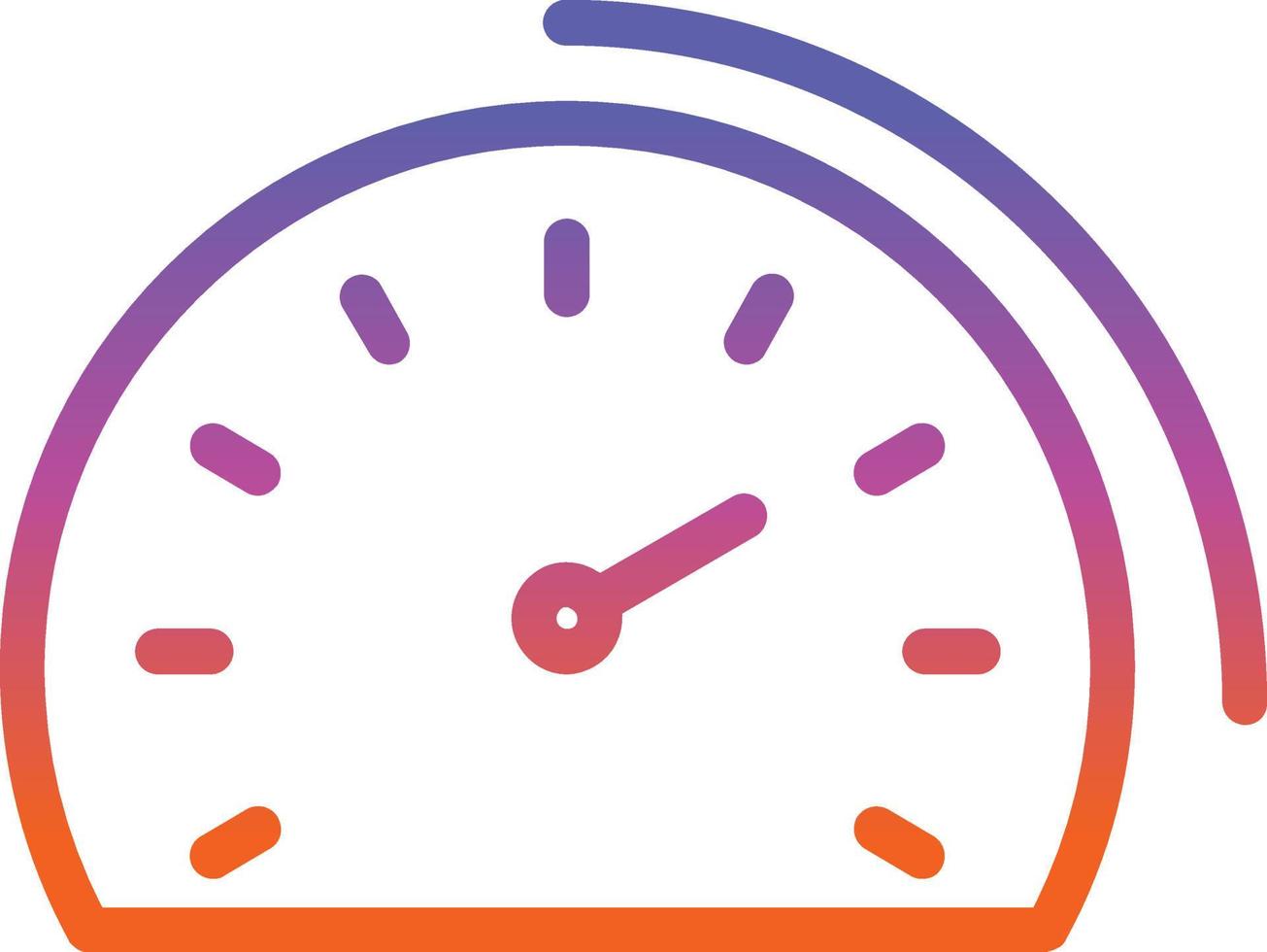 Tachometer Alt Vector Icon Design