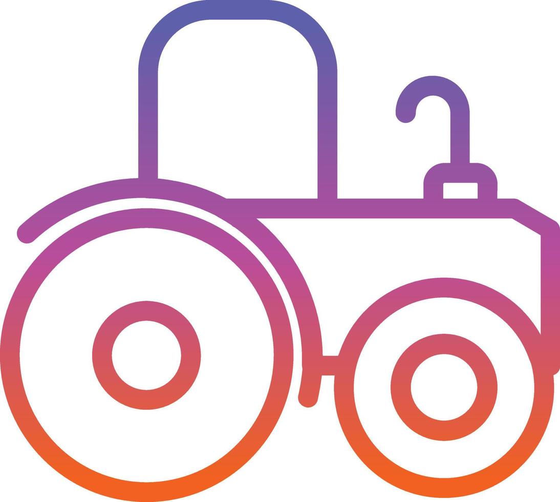 Tractor Vector Icon Design