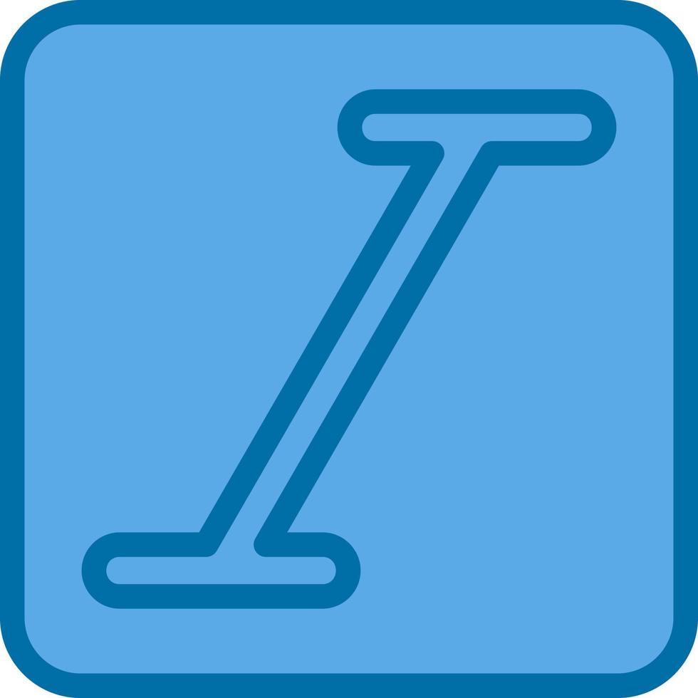 Italic Vector Icon Design