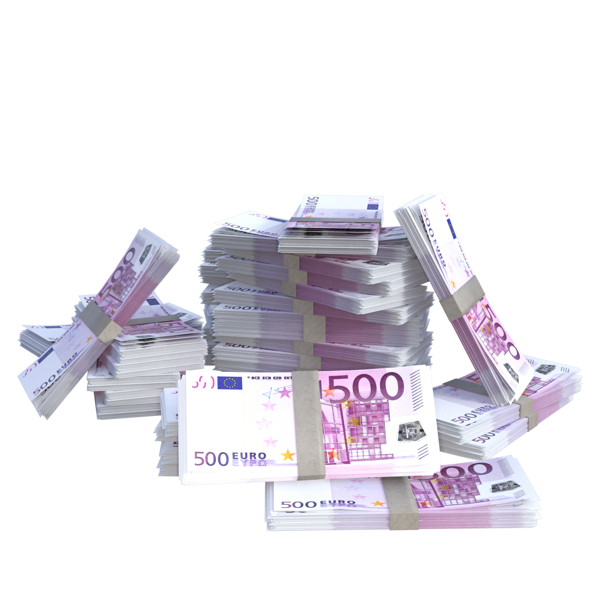 Euro millions 3d rendering 15337259 PNG