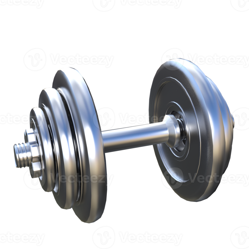 Fitness tools 3d rendering png
