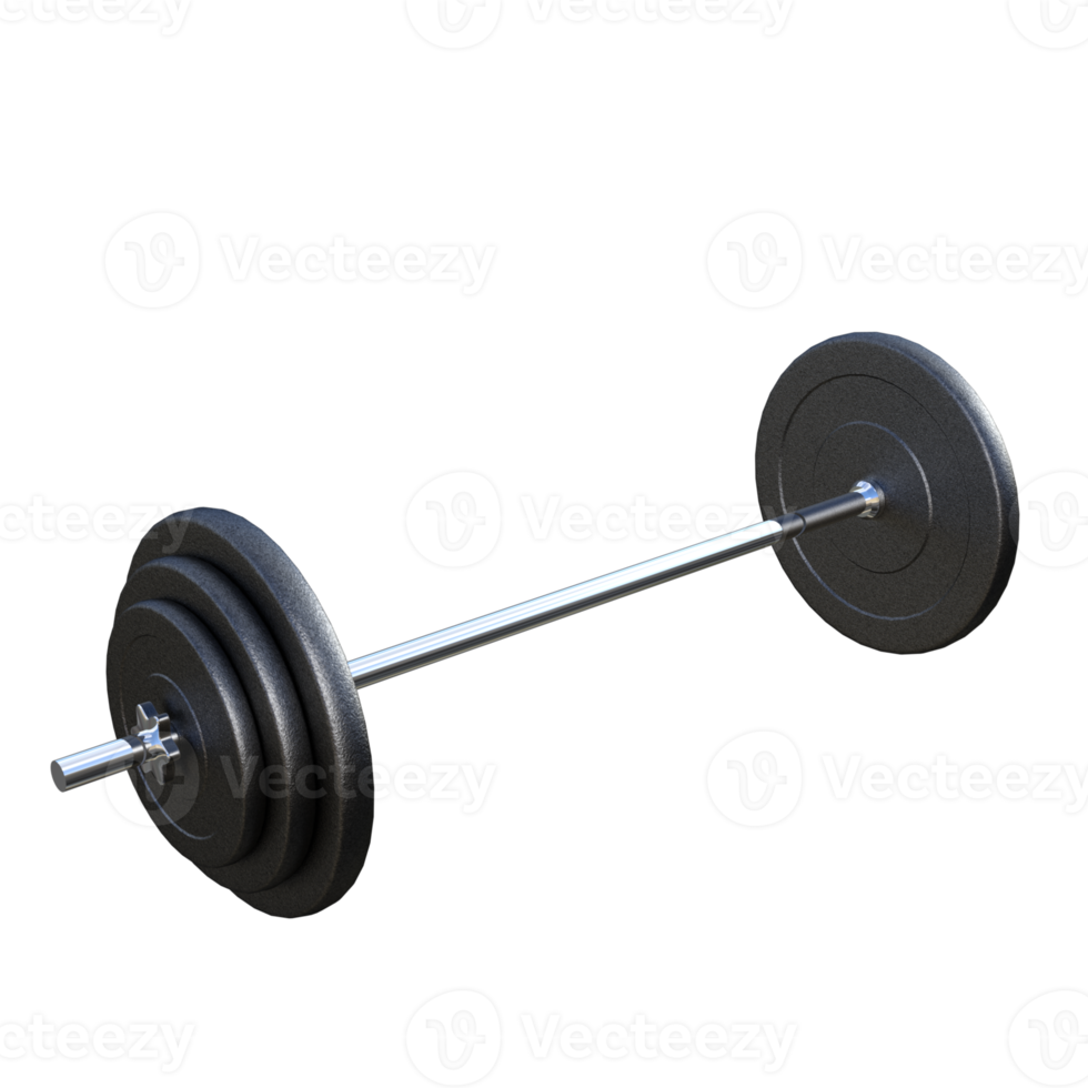 Fitness tools 3d rendering png