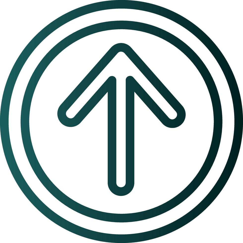 Arrow Up Vector Icon Design