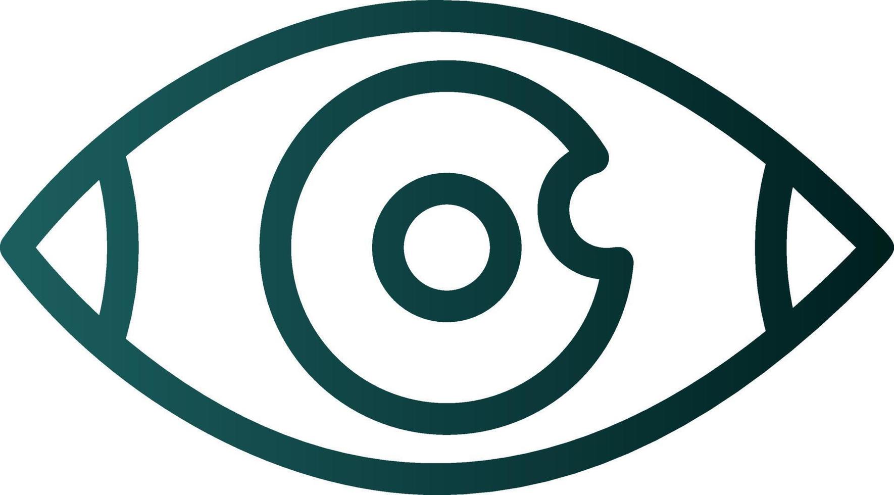 diseño de icono de vector de ojo