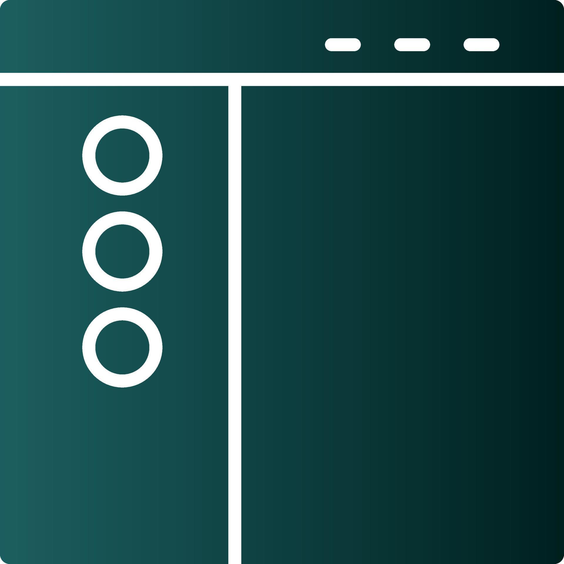 Sidebar Vector Icon Design 15337509 Vector Art at Vecteezy