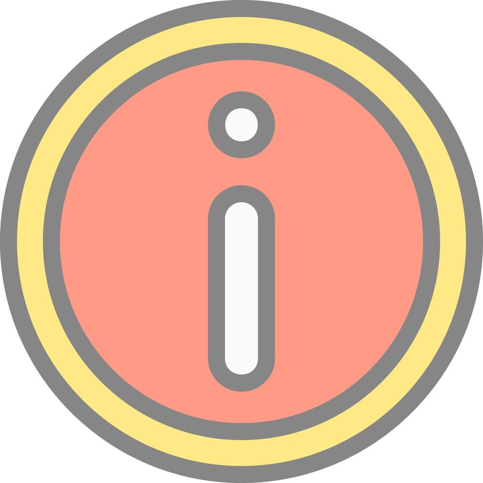Info Vector Icon Design