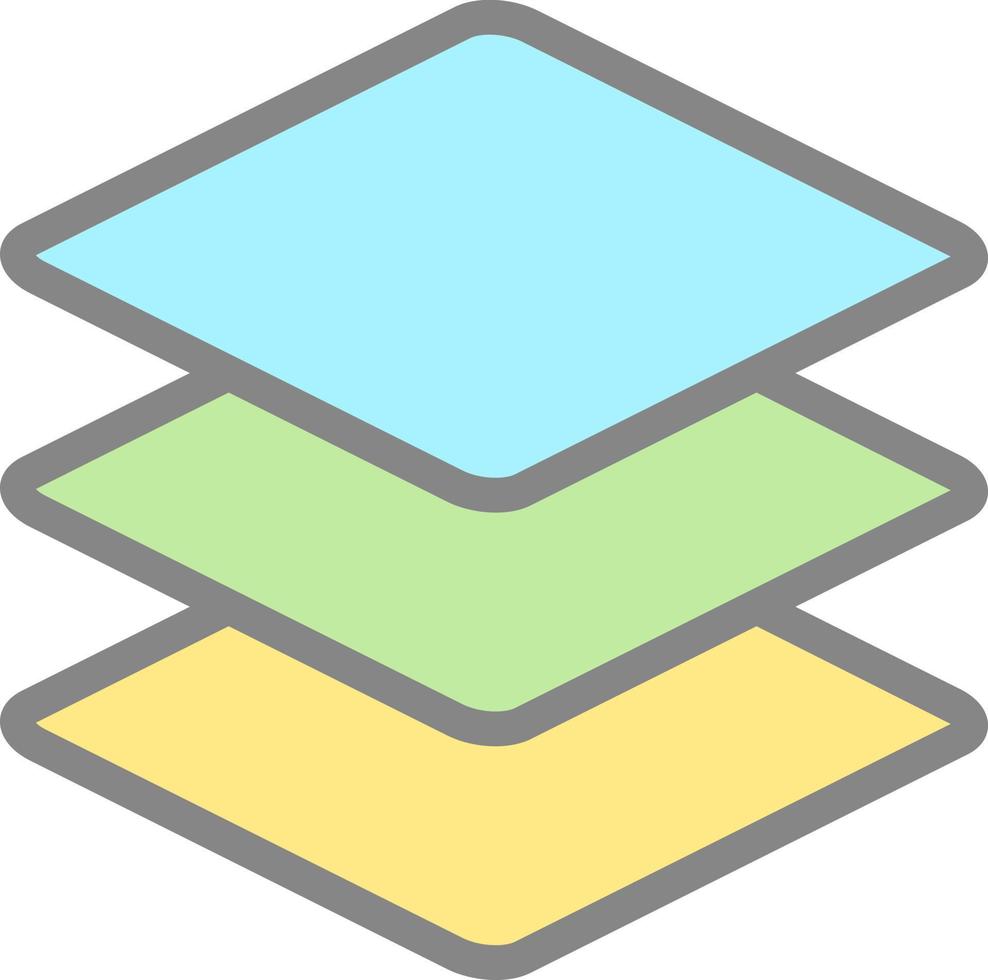Layers Vector Icon Design