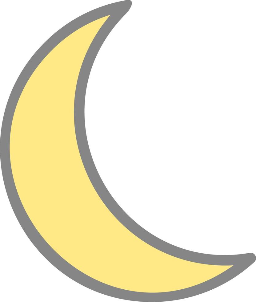 Moon Vector Icon Design