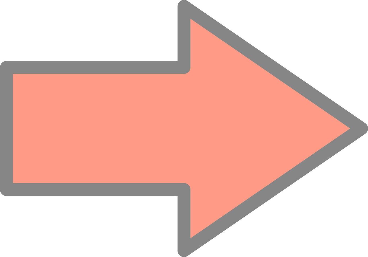 Right Vector Icon Design
