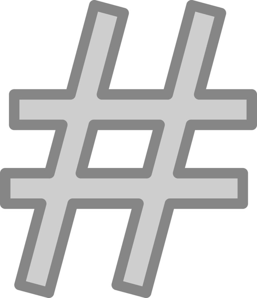 Hash Vector Icon Design