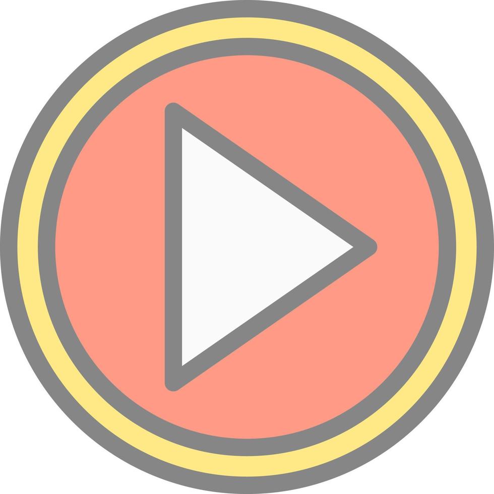 Play Vector Icon Design