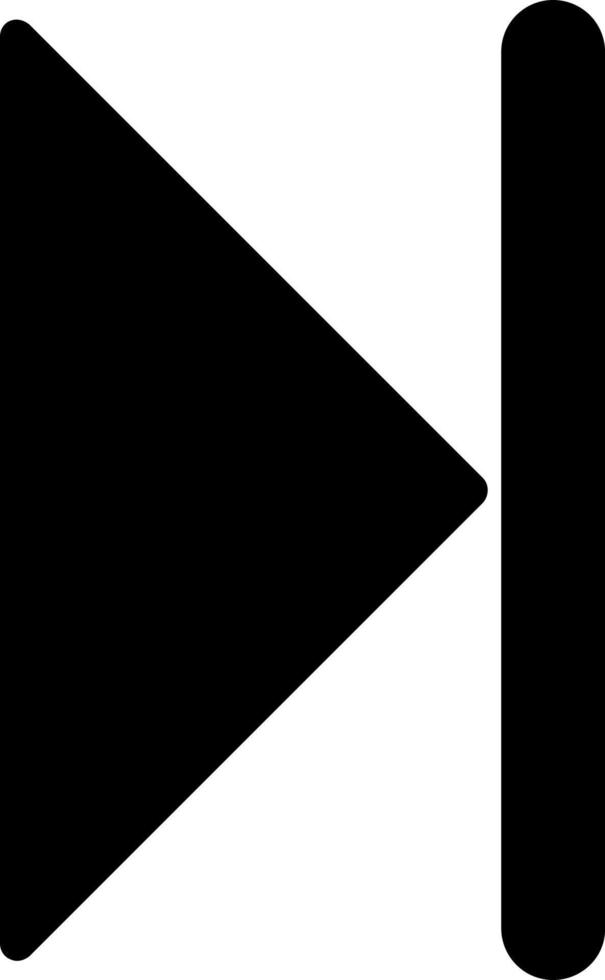Skip Vector Icon Design