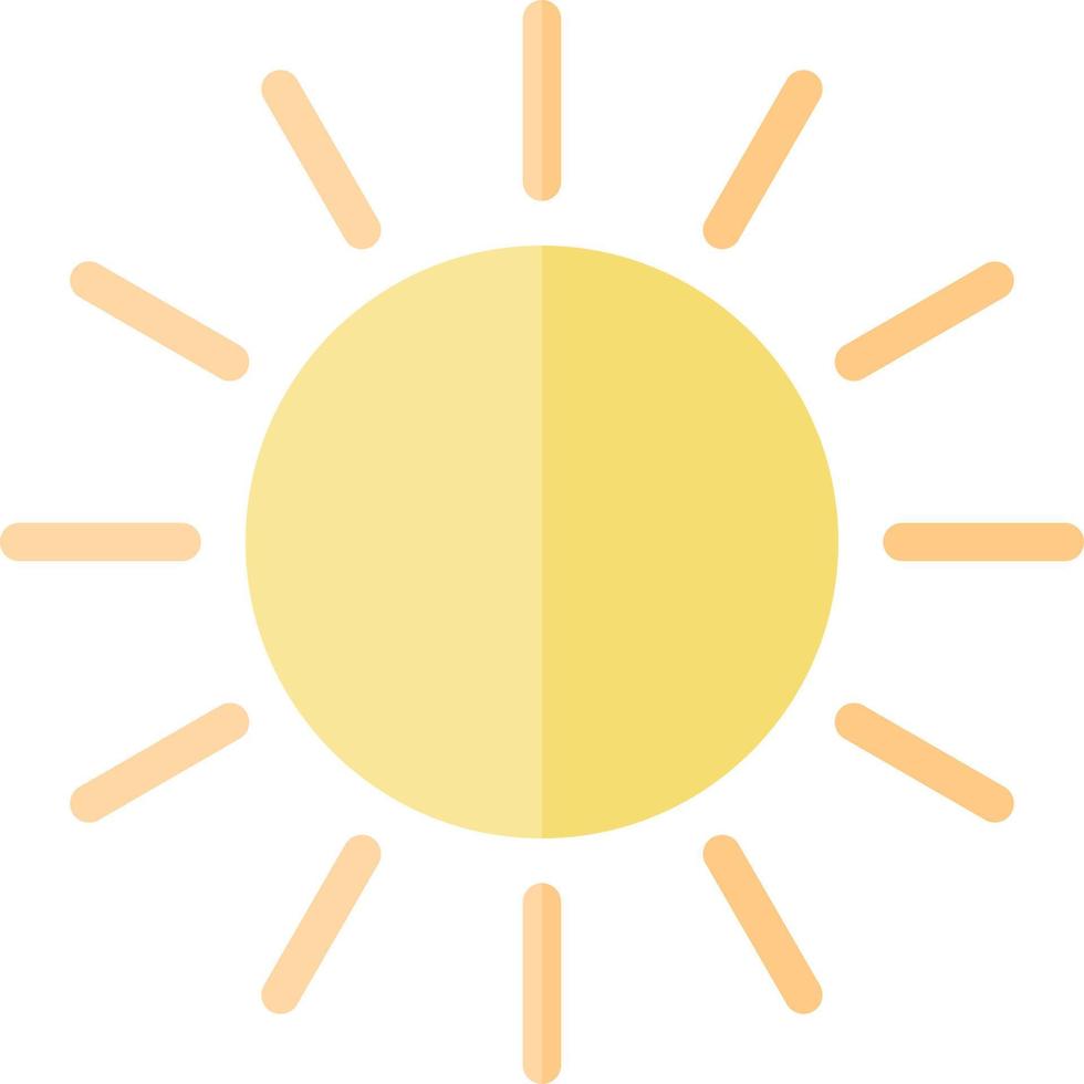 Sun Vector Icon Design