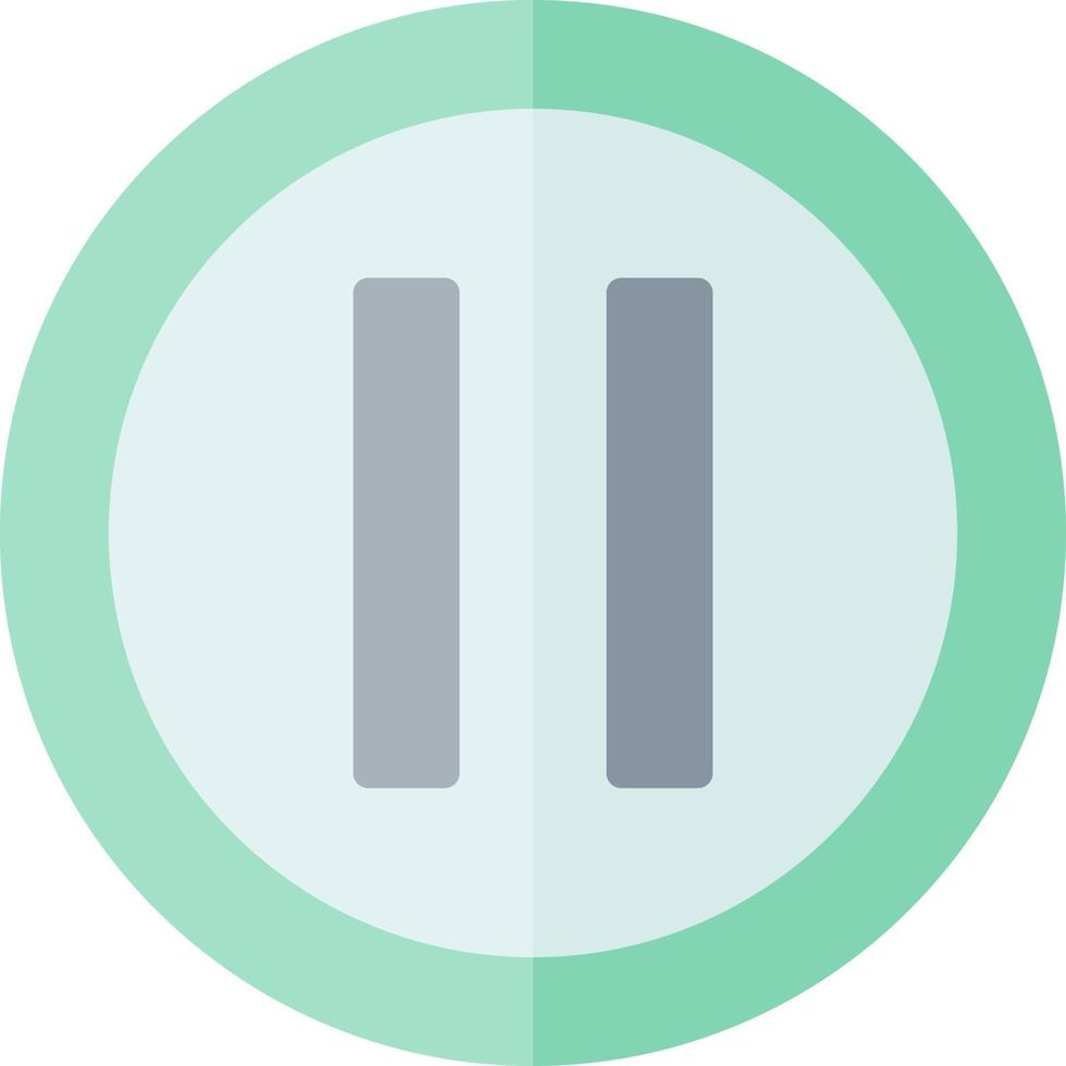 Pause Vector Icon Design