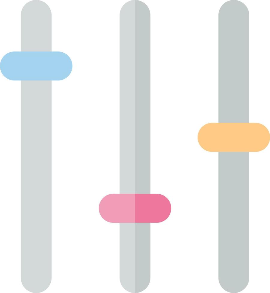 Sliders Vector Icon Design