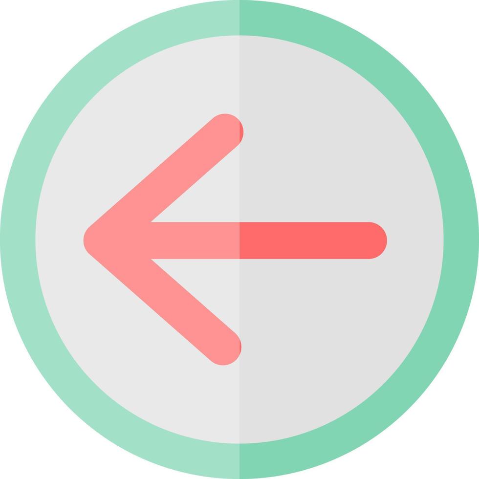 Arrow Left Vector Icon Design