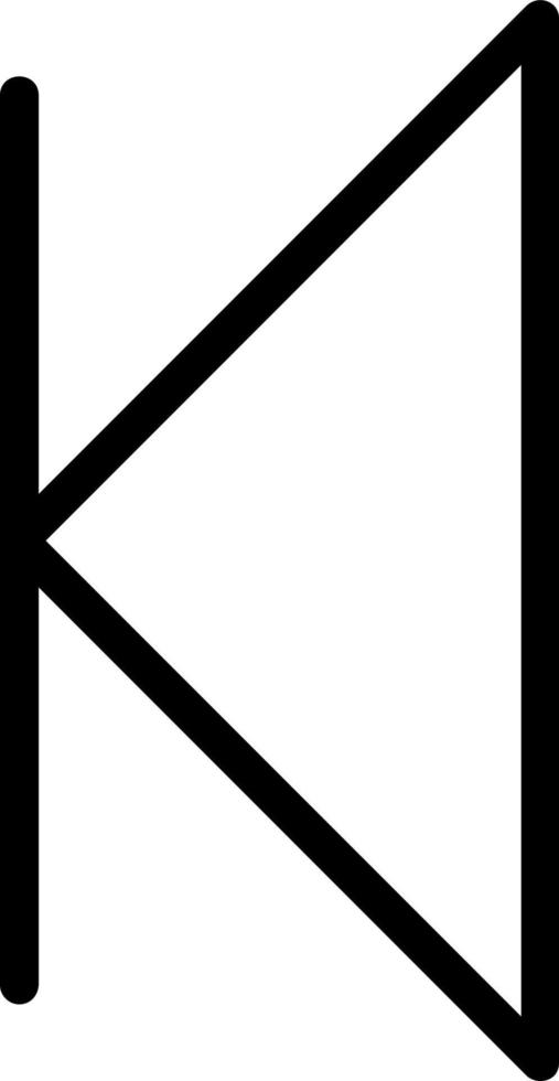 Skip Vector Icon Design