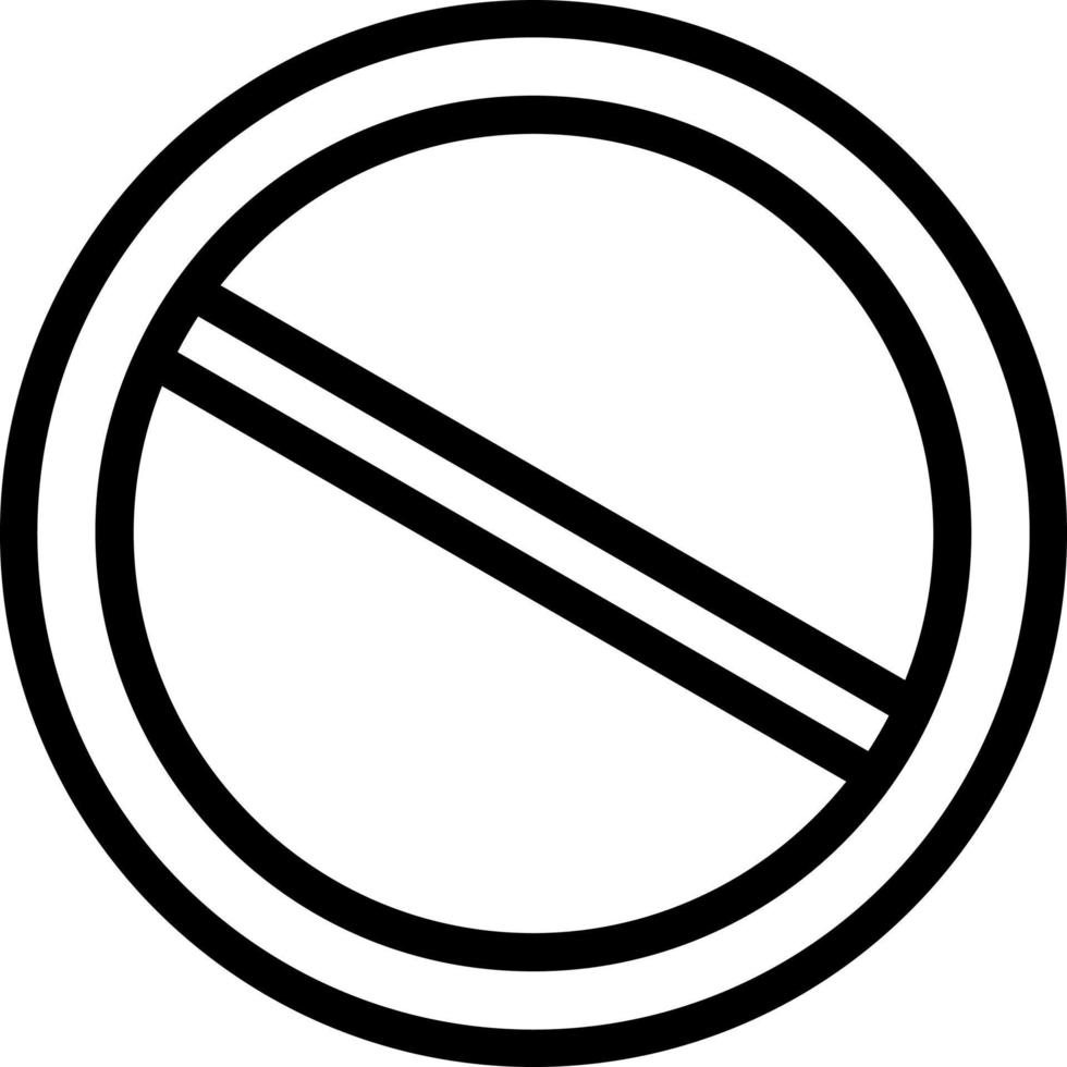 Slash Vector Icon Design
